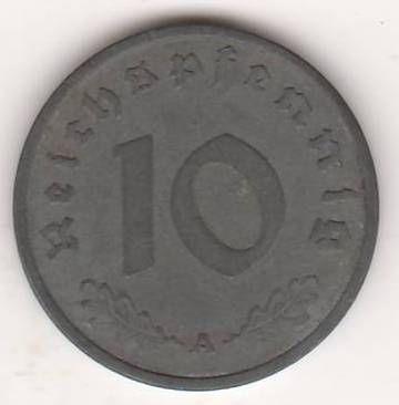 10 пфеннигов 1940 г. Германия