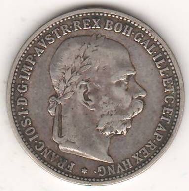 1 крона 1893 г. Австрия