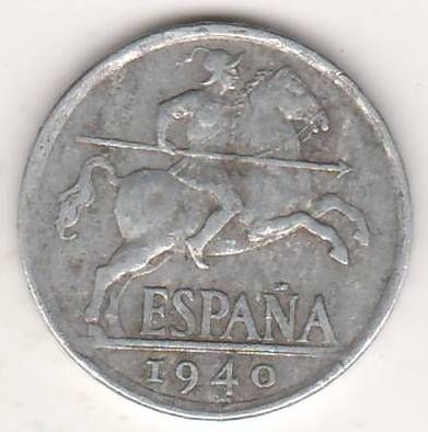 10 сентимо 1940 г. Испания