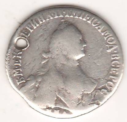 полуполтинник 1765 г.
