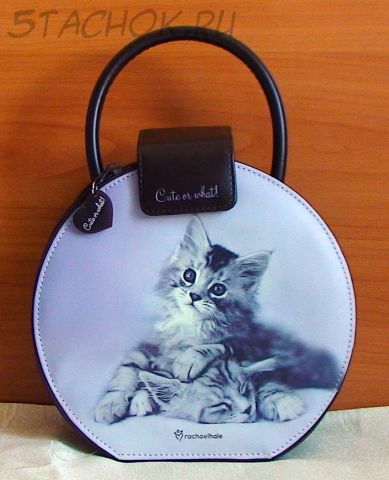 Сумочка для украшений / косметики с зеркальцем "Кошечки"