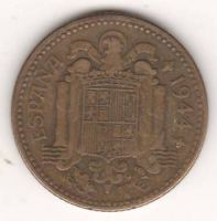 1 песета 1944 г. Испания
