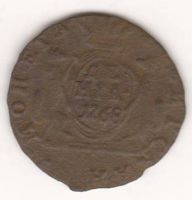 деньга 1768 г. сибирская монета
