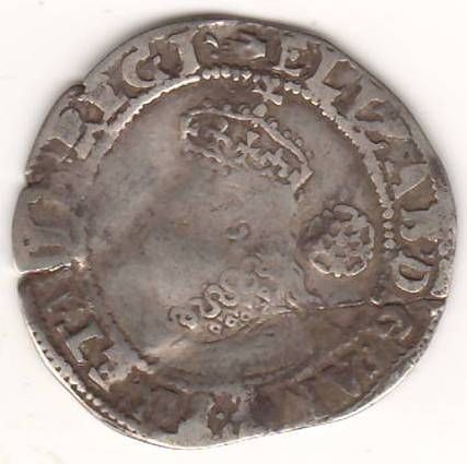 1 шиллинг 1590 г. Англия