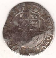 1 шиллинг 1590 г. Англия