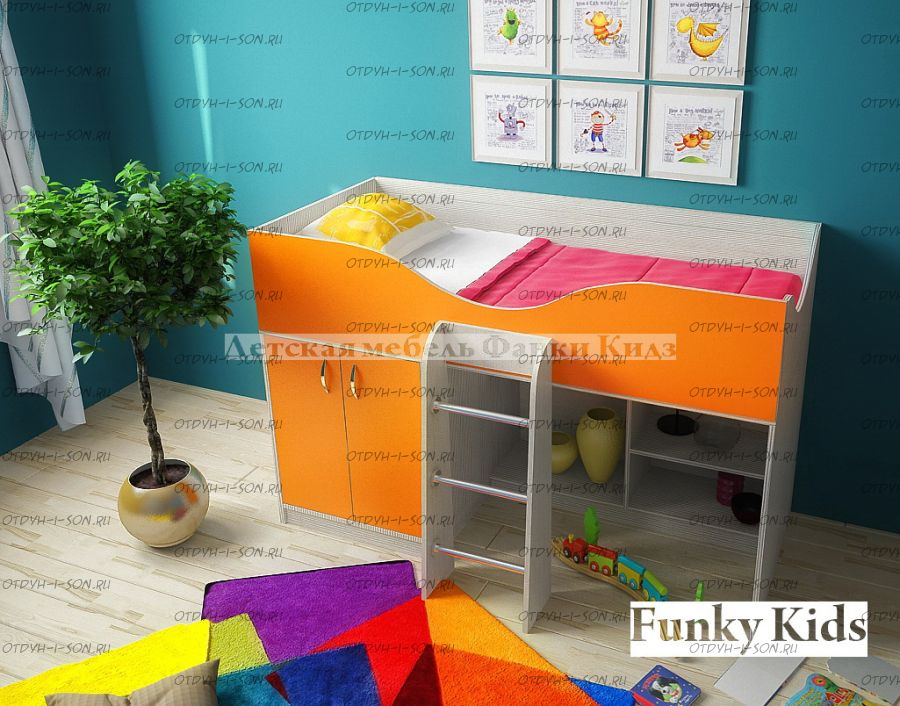 Кровать-чердак Фанки Кидз-6 СВ