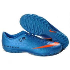 Бутсы Limited Edition Nike Mercurial Victory V CR7 TF (синие)