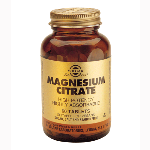 СОЛГАР Цитрат магния 200мг, 60 таблеток