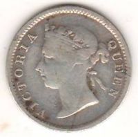 5 центов 1892 г. Гонконг
