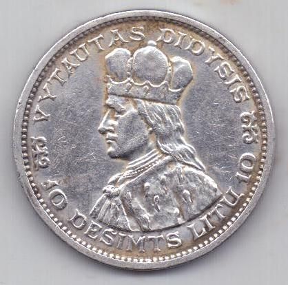 10 лит 1936 г. Литва