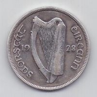 1/2 кроны 1928 г. Ирландия