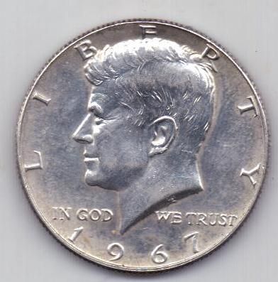 1/2 доллара 1967 г. США