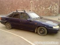 Багажник на крышу Daewoo Espero, Атлант, прямоугольные дуги