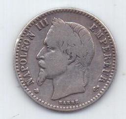 50 сантим 1867 г. Франция