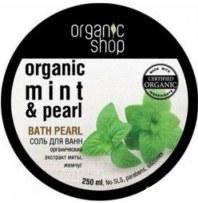ORGANIC  SHOP. СОЛЬ  ДЛЯ  ВАНН  "МЯТНЫЙ  ЧАЙ"  250 МЛ.