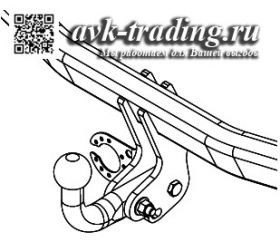 Фаркоп Thule 570300 для Toyota RAV4 2013-, с шаром типа A