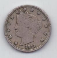 5 центов 1911 г. США