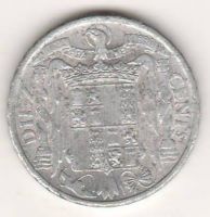 10 сентимо 1945 г. Испания