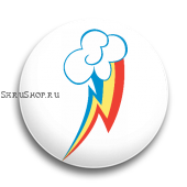 Значок  37 мм.  My Little Pony