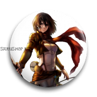 Значок  56 мм. Атака титанов / Shingeki no Kyojin