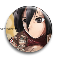 Значок  56 мм. Атака титанов / Shingeki no Kyojin