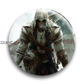 Значок  37 мм.  Assassin's Creed