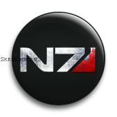 Значок  37 мм.  Mass Effect