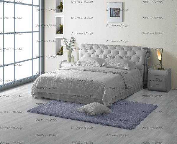 Кровать кожаная 1031 с подъемным механизмом (Татами)