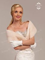 Жемчужная норковая накидка