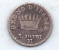 5 сольди 1813 г. Италия