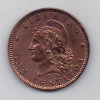 2 сентаво 1893 г. Аргентина