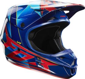 Мотошлем Fox Racing V1 Radeon Helmet ECE blue