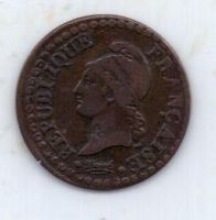 1 сантим 1797 г. Франция