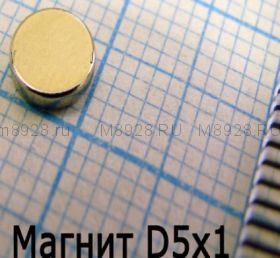 Магнит 5x0,5мм N33 Д