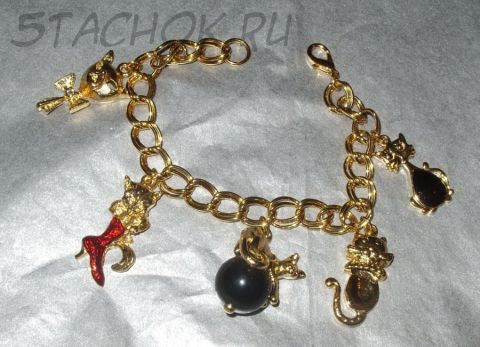 Браслет "Котики-висюльки" (США)