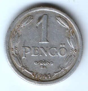 1 пенго 1941 г. Венгрия