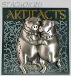 Брошь "Хрюшки в танце" под олово