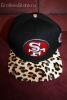 Новая бейсболка 49ners San Francisco Leopard NFL original - размер L - 56-61