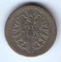 10 пфеннигов 1876 г. Германия
