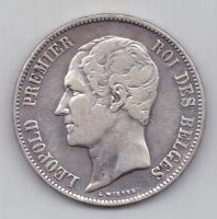 5 франков 1865 г. Бельгия