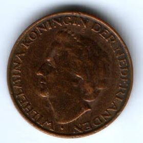 5 центов 1948 г. Нидерланды
