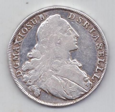 талер 1765 г. Бавария. Германия