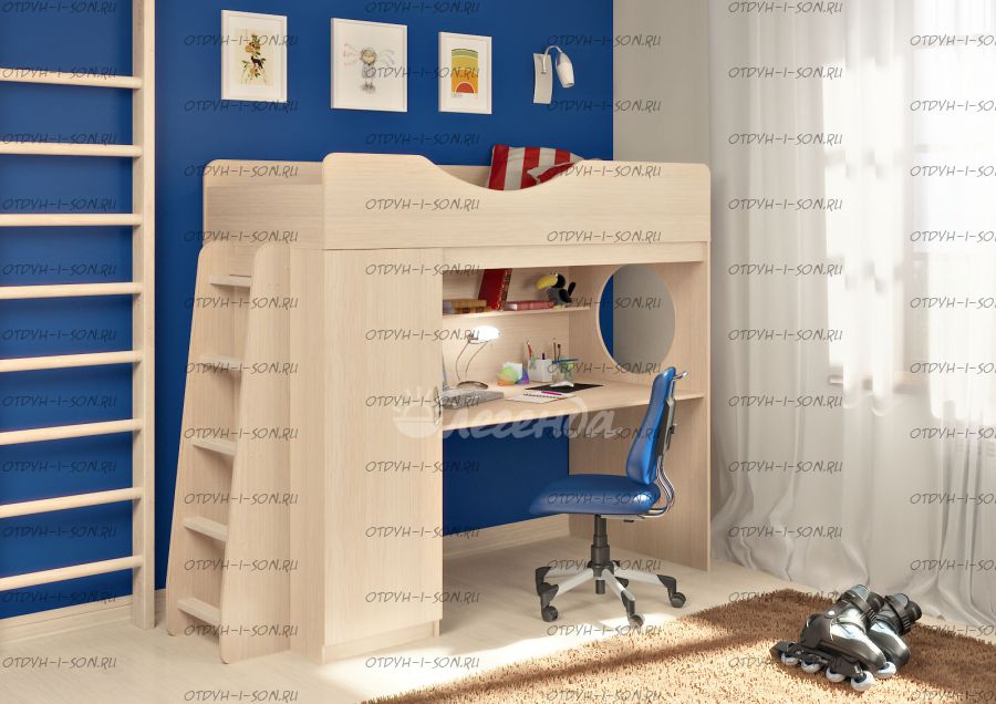 Кровать-чердак Легенда-9.1 *