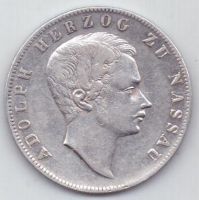 1 гульден 1843 г. Нассау