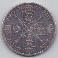 2 флорина 1887 г. Великобритания