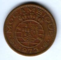 1 эскудо 1973 г. Мозамбик Португалия