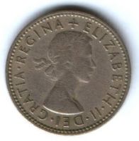 1 пенни 1961 г. Великобритания