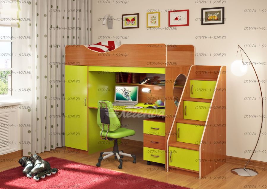 Кровать-чердак Легенда-9.3 *