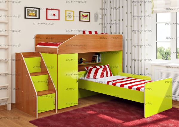 Кровать двухъярусная Легенда-ЛК11.7