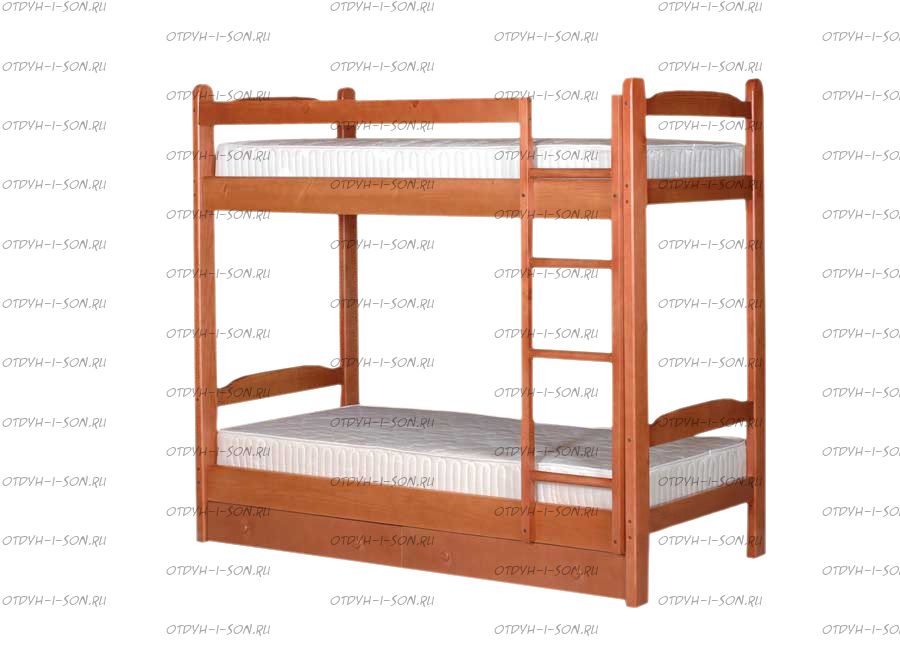 Кровать двухъярусная Антошка (ВМК Шале)